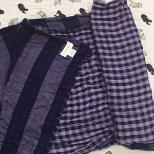 Purple plaid Jessica Simpson scarf